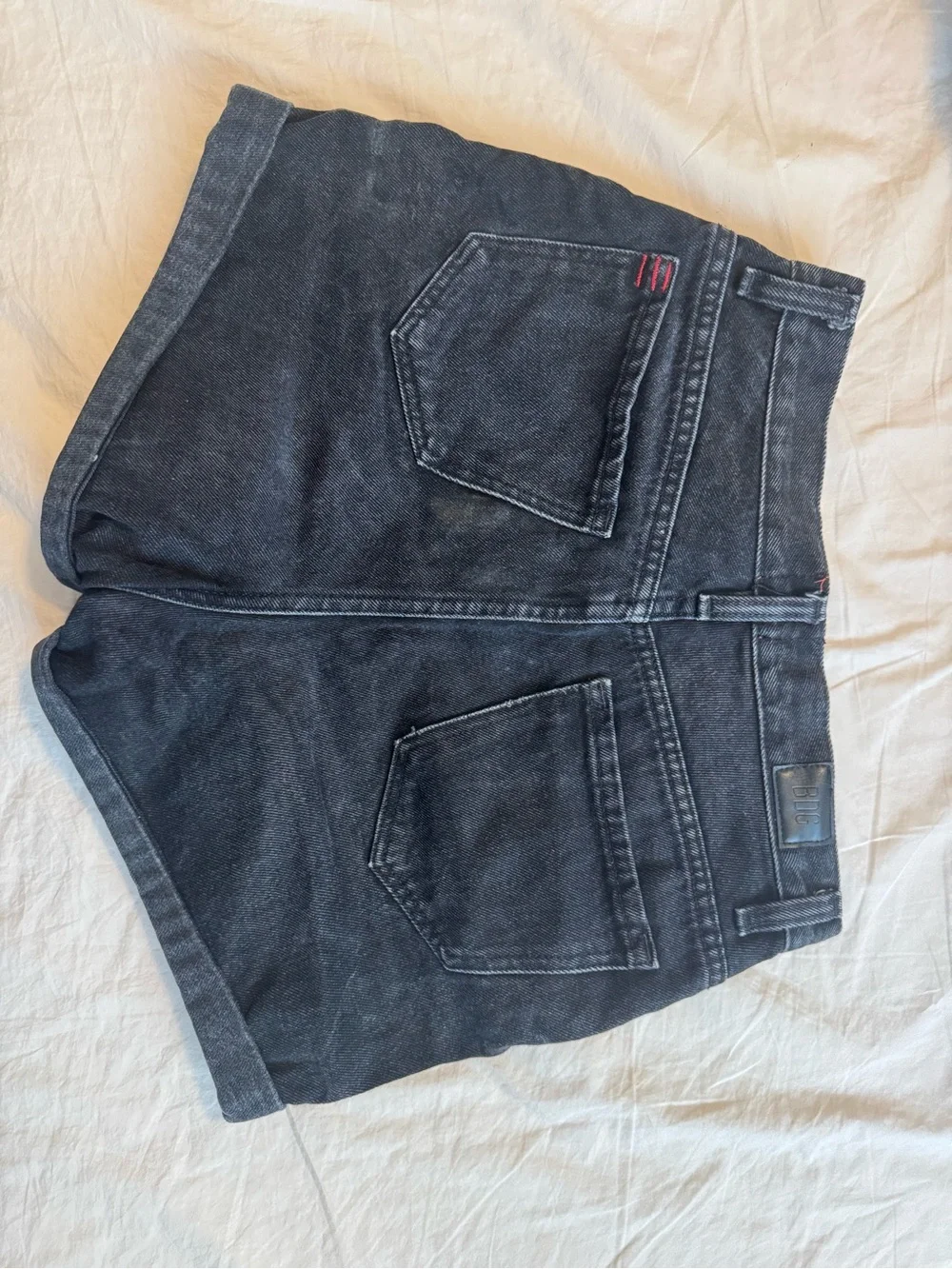 BDG Black High-Rise Denim Shorts